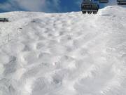 Piste à bosses à la Madrisella