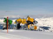 Canons à neige au Parsenn