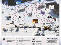Plan des pistes Holzhau