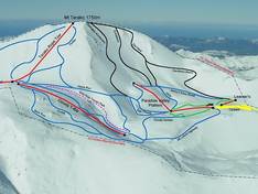 Plan des pistes Mt. Lyford