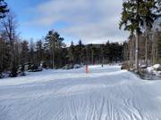 Départ de la piste facile Schwarzenbergabfahrt