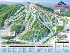 Plan des pistes Terry Peak