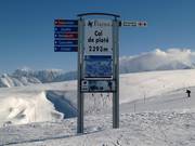 Signalisation dans le domaine skiable