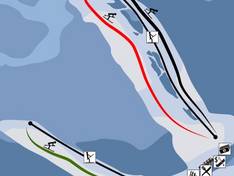 Plan des pistes Synyak (Синяк)