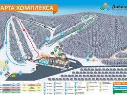 Plan des pistes Divnyi – Divnogorsk