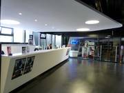 Zone des caisses du hall de ski Ice Mountain