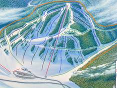 Plan des pistes Cloudcroft