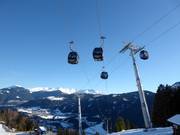 Haut au-dessus de Fulpmes : la nouvelle télécabine Galtbergbahn