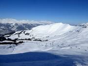 Vue depuis le Piz Sezner vers le Stein