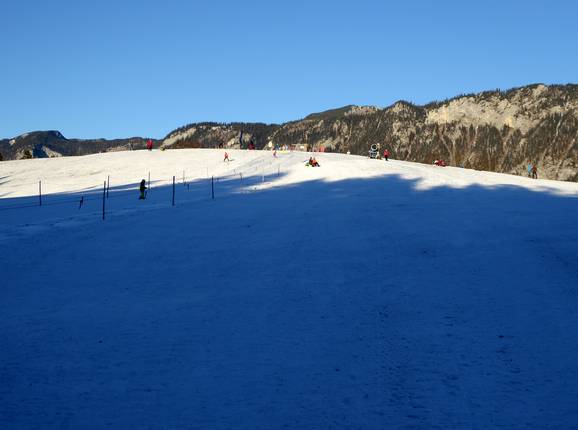 La piste facile au téléski Koller