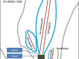 Plan des pistes Sinswang (Oberstaufen)