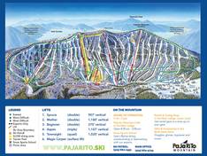 Plan des pistes Pajarito Mountain