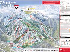 Plan des pistes Winter Park Resort