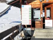 Informations actuelles sur l'exploitation à la station de vallée à Brigels