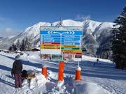 Signalisation des pistes dans le domaine skiable