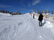Pente d'entraînement au téléski pour enfants