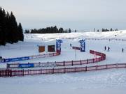 Centre de ski de fond au Passo Lavazè
