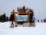 Plan détaillé des pistes au Mont-Sainte-Anne
