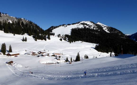 La plus haute gare aval dans le réseau des stations d'Alpen Plus – domaine skiable Spitzingsee-Tegernsee