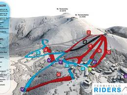 Plan des pistes Monte Terminillo