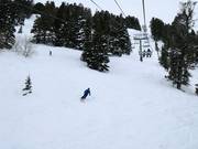 Des descentes raides au John Paul Express