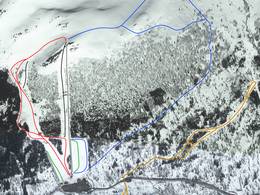 Plan des pistes Volda Skisenter