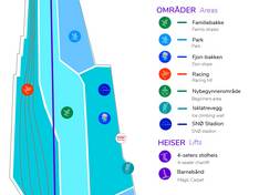 Plan des pistes SNØ