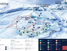 Plan des pistes Shahdag (Şahdağ)