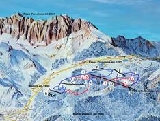 Plan des pistes Presolana
