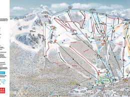 Plan des pistes Catedral Alta Patagonia