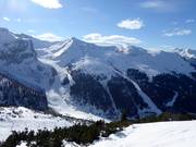 Vue depuis le Birgitzköpfl sur Hoadl et Pleisen