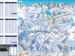 Plan des pistes Madonna di Campiglio/Pinzolo/Folgàrida/Marilleva