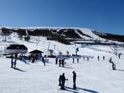 Vue sur le domaine skiable Stöten