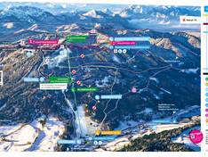 Plan des pistes Blomberg – Bad Tölz/Wackersberg