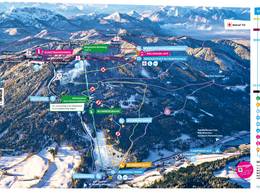 Plan des pistes Blomberg – Bad Tölz/Wackersberg