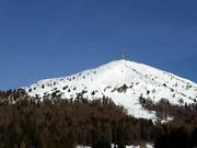 Vue sur les pentes freeride du Palon