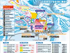 Plan des pistes Kusatsu Onsen