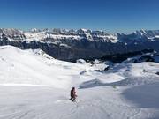 Piste difficile près du Leist