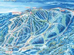 Plan des pistes Le Massif de Charlevoix