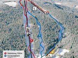 Plan des pistes Sternstein – Bad Leonfelden