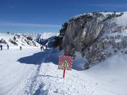 Avertissement concernant les passages étroits