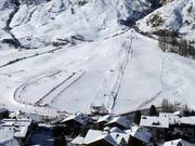 Pente d'entraînement Gampenlift et zone d'entraînement Murmi Snowpark