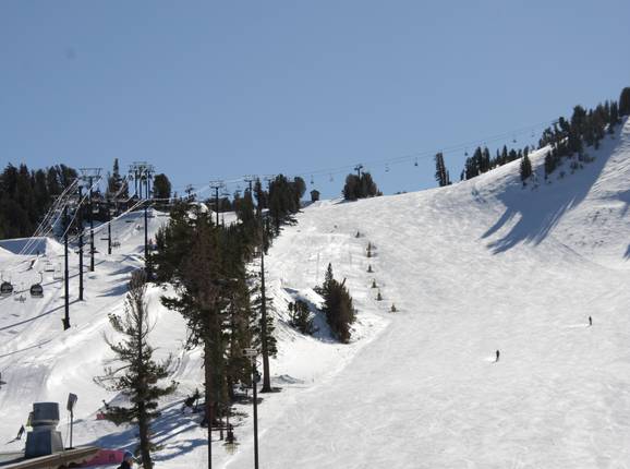 Descente Bradway vers la Main Lodge