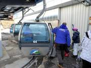 Aide à l’embarquement à la station de vallée Pozza-Buffaure