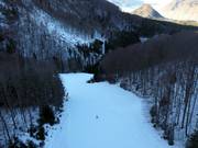 Descente vallée Madlries-Abfahrt