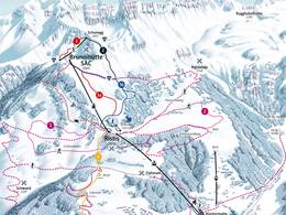 Plan des pistes Brunni – Engelberg