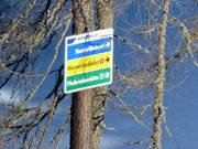 Signalisation des pistes sur la Wurzeralm