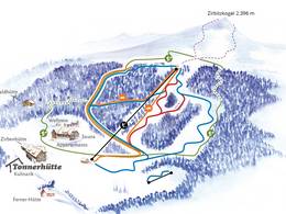 Plan des pistes Tonnerhütte – Mühlen