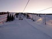 Domaine skiable pour la pratique du ski nocturne Lindvallen