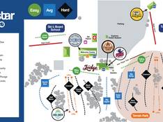 Plan des pistes Snowstar
